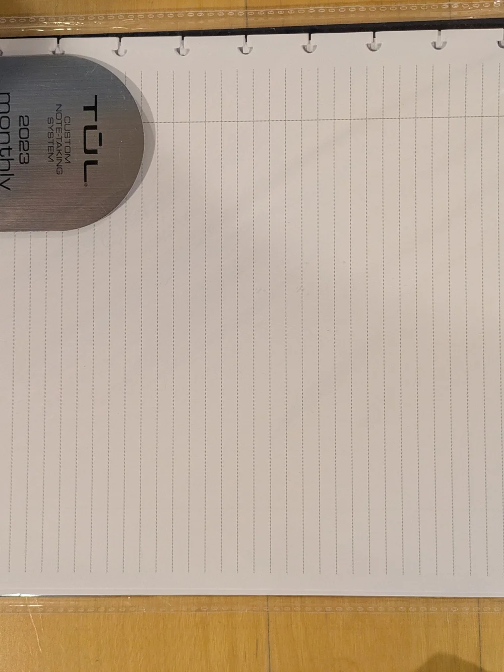 TUL Happy Planner Compatible White Lined Notebook Refill Pages